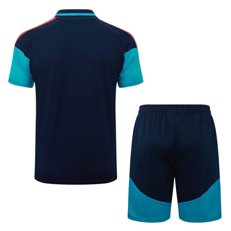 Survetement Espagne Polo 2026 2027 Bleu Sombre (2) Survetement Espagne Polo 2026 2027 Bleu Sombre