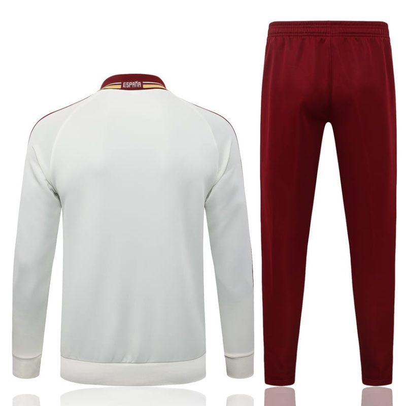 Survetement Espagne Veste 2026 2027 Blanc Rouge (2) Survetement Espagne Veste 2026 2027 Blanc Rouge