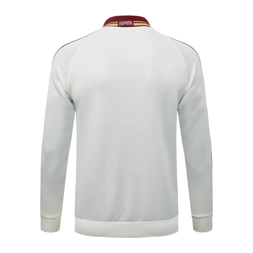 Spain Tracksuit Jacket 2026 2027 White Red