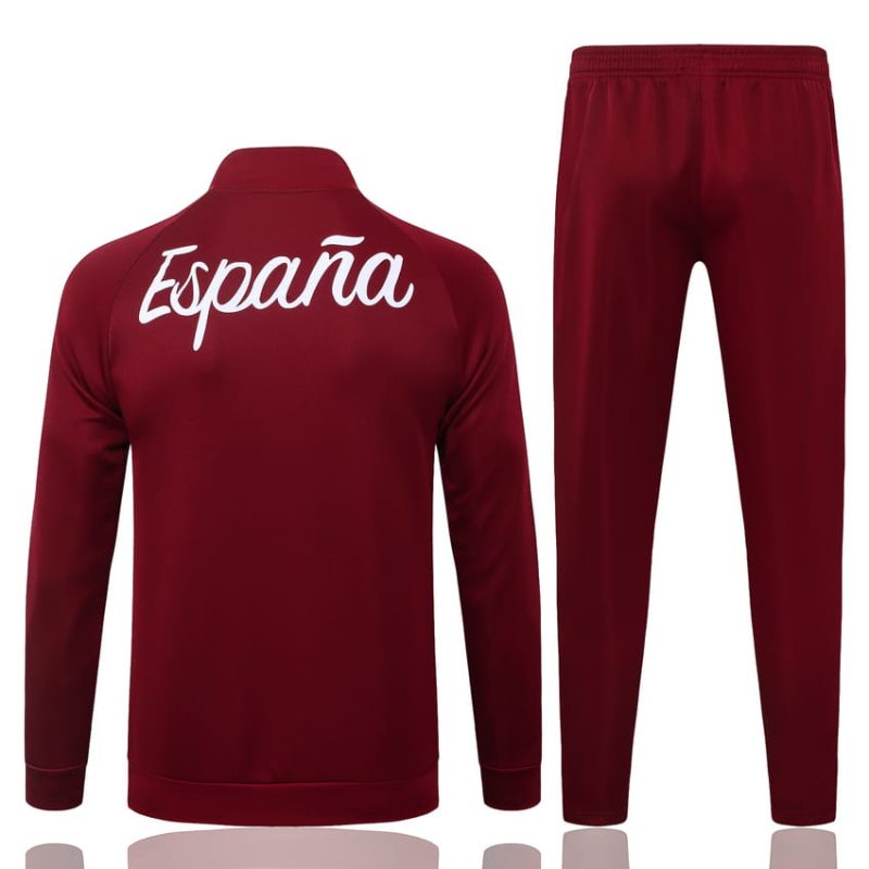 Survetement Espagne Veste 2026 2027 Rouge (3) Survetement Espagne Veste 2026 2027 Rouge