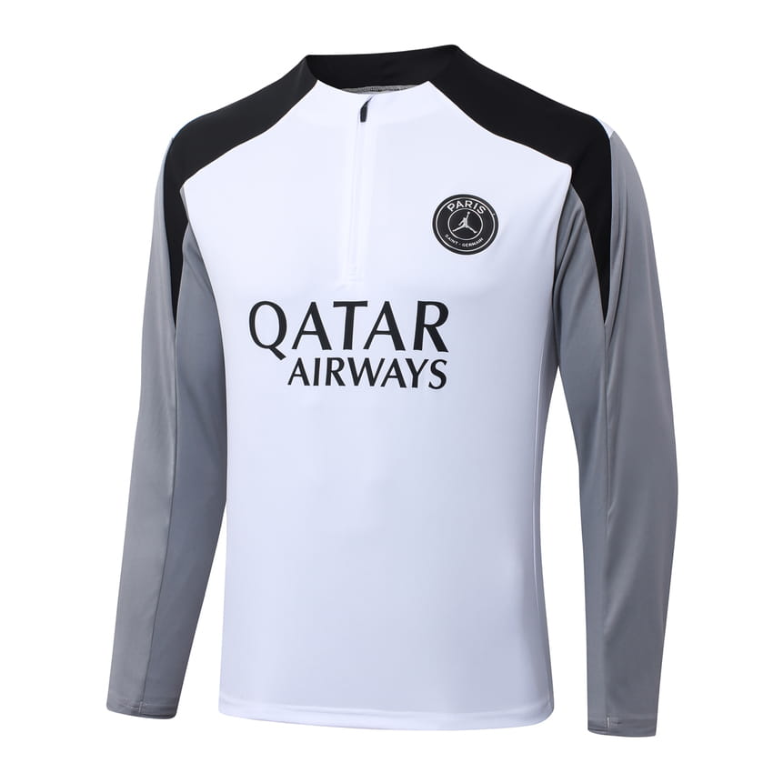 Survetement PSG Training 2026 2027 Blanc Gris