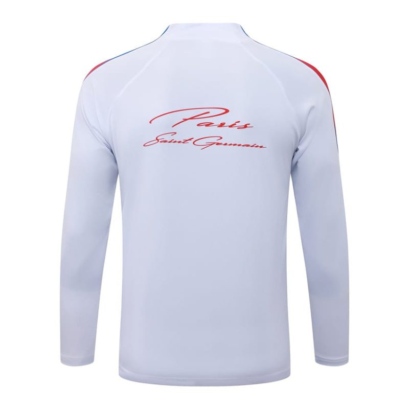 Survetement PSG Training 2026 2027 Blanc Rouge (4) Survetement PSG Training 2026 2027 Blanc Rouge