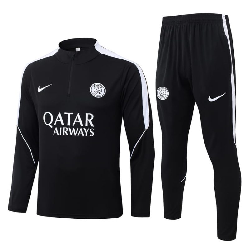 Survetement PSG Training 2026 2027 Noir Sombre