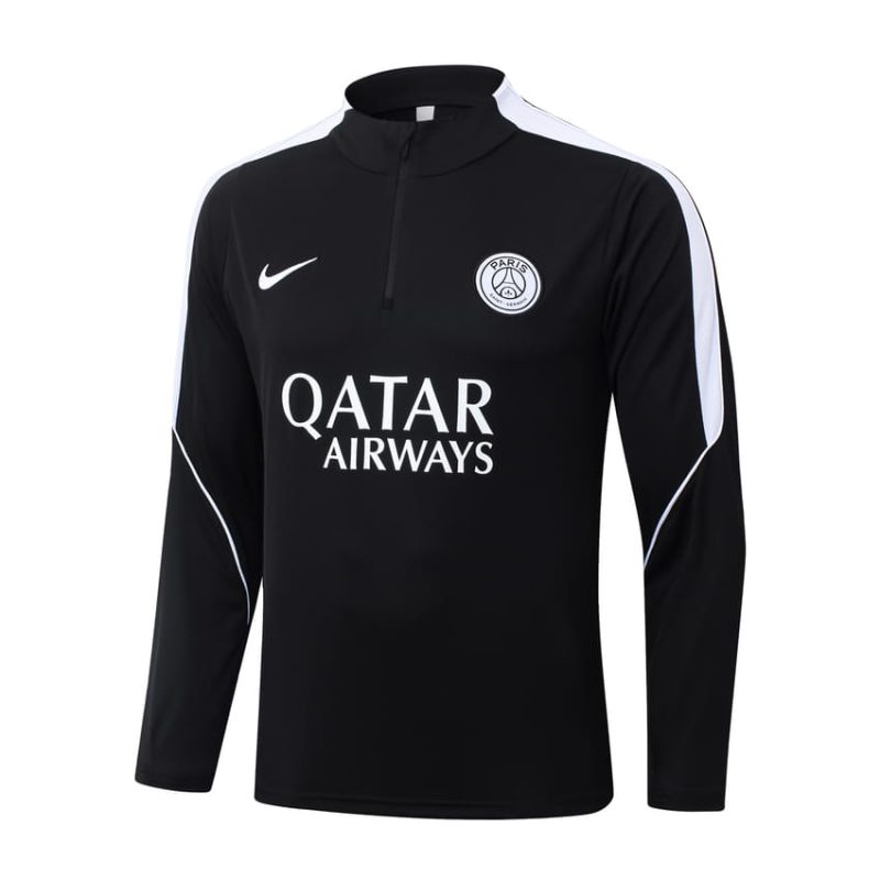 Survetement PSG Training 2026 2027 Noir Sombre (4) Survetement PSG Training 2026 2027 Noir Sombre