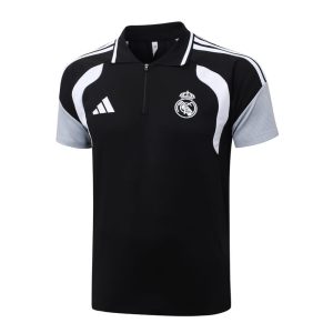 Survetement Real Madrid Polo 2026 2027 Noir Blanc