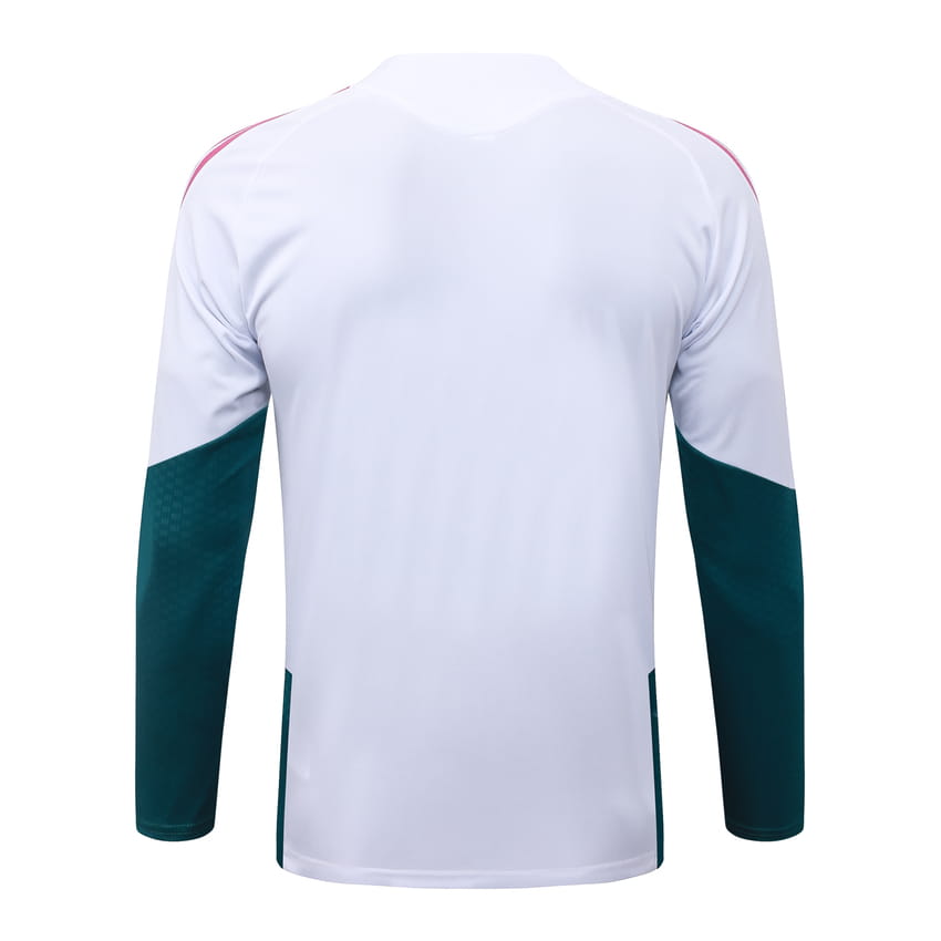 Survetement Real Madrid Training 2026 2027 Blanc Rouge