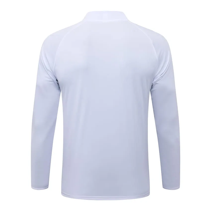 Survetement Real Madrid Veste 2026 2027 Blanc Clair
