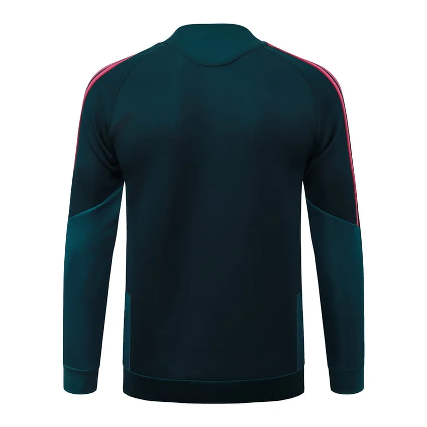 Real Madrid Tracksuit Jacket 2026-2027 Petrol Blue