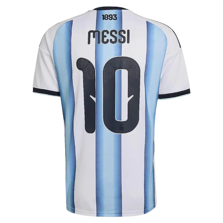 Maillot Argentine Domicile 4 Etoiles Messi (2)