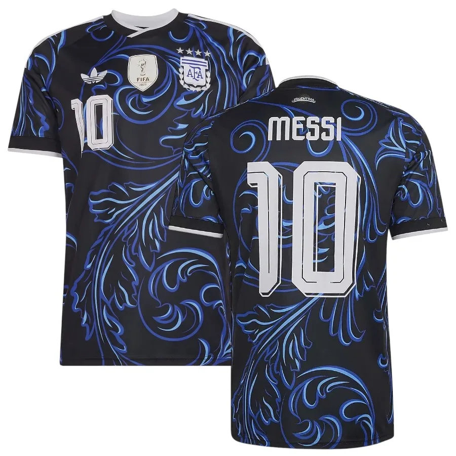 Argentinien 4-Sterne Auswärtstrikot Messi (1)