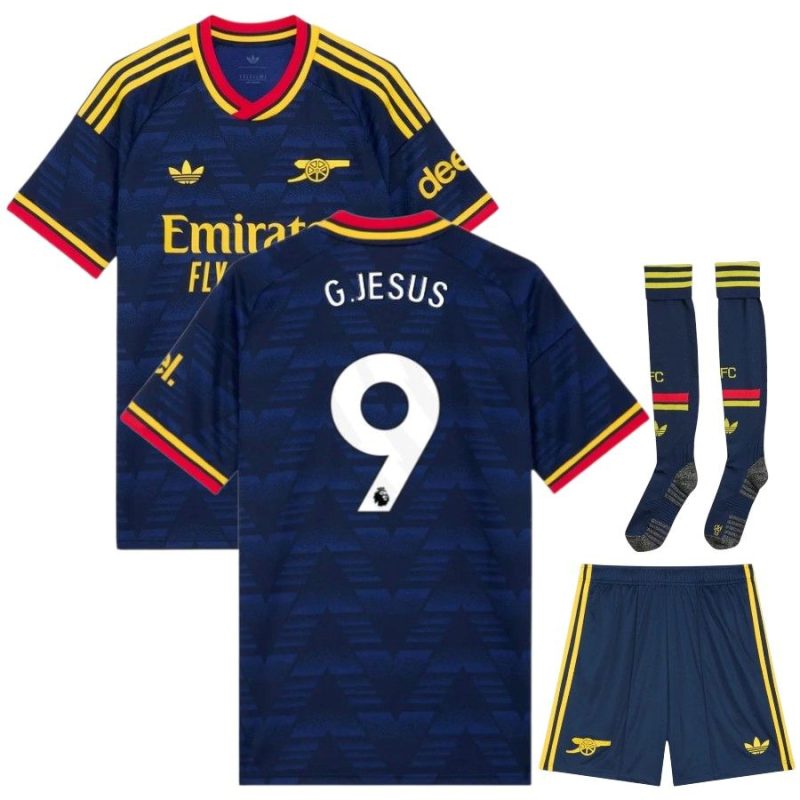 Maillot Arsenal Kit Enfant Exterieur 2026 2027 Jesus