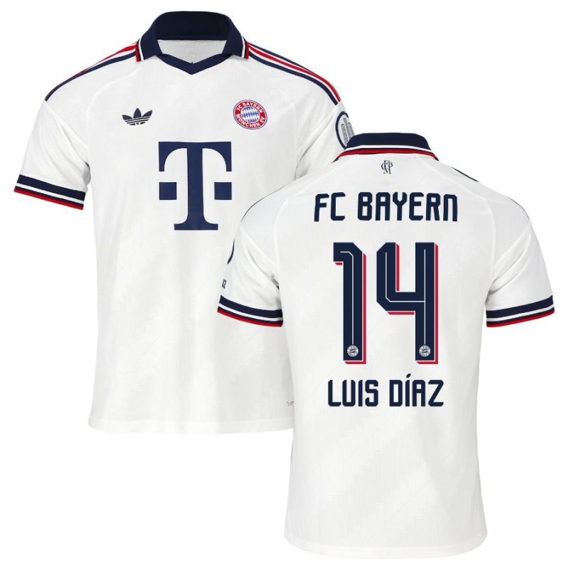 Maillot Bayern Munich Exterieur 2026 2027 Luis Diaz