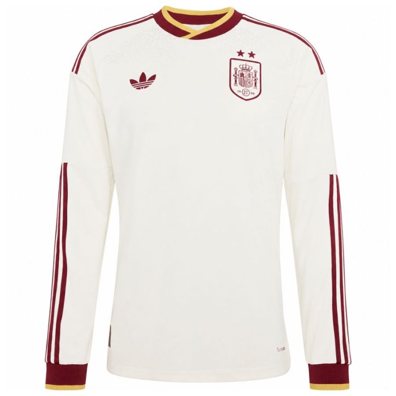 Maillot Espagne Exterieur 2 Etoiles 2026 2027 Manches Longues