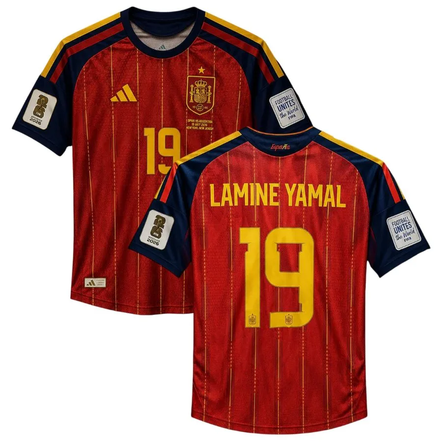 Maillot Espagne Finale Coupe du Monde 2026 Lamine Yamal