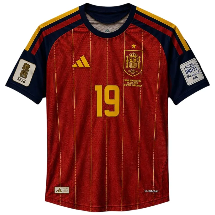 Maillot Espagne Finale Coupe du Monde 2026 Lamine Yamal