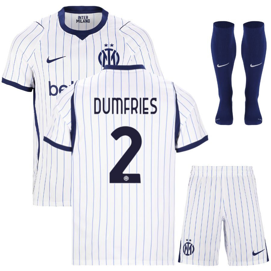 Maillot Inter Milan Kit Enfant Exterieur 2026 2027 Dumfries
