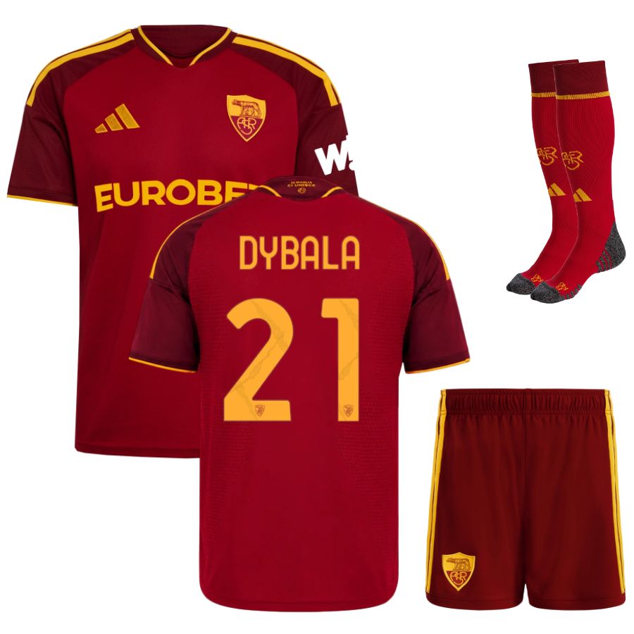 Maillot Kit Enfant AS Roma Domicile 2026 2027 Dybala