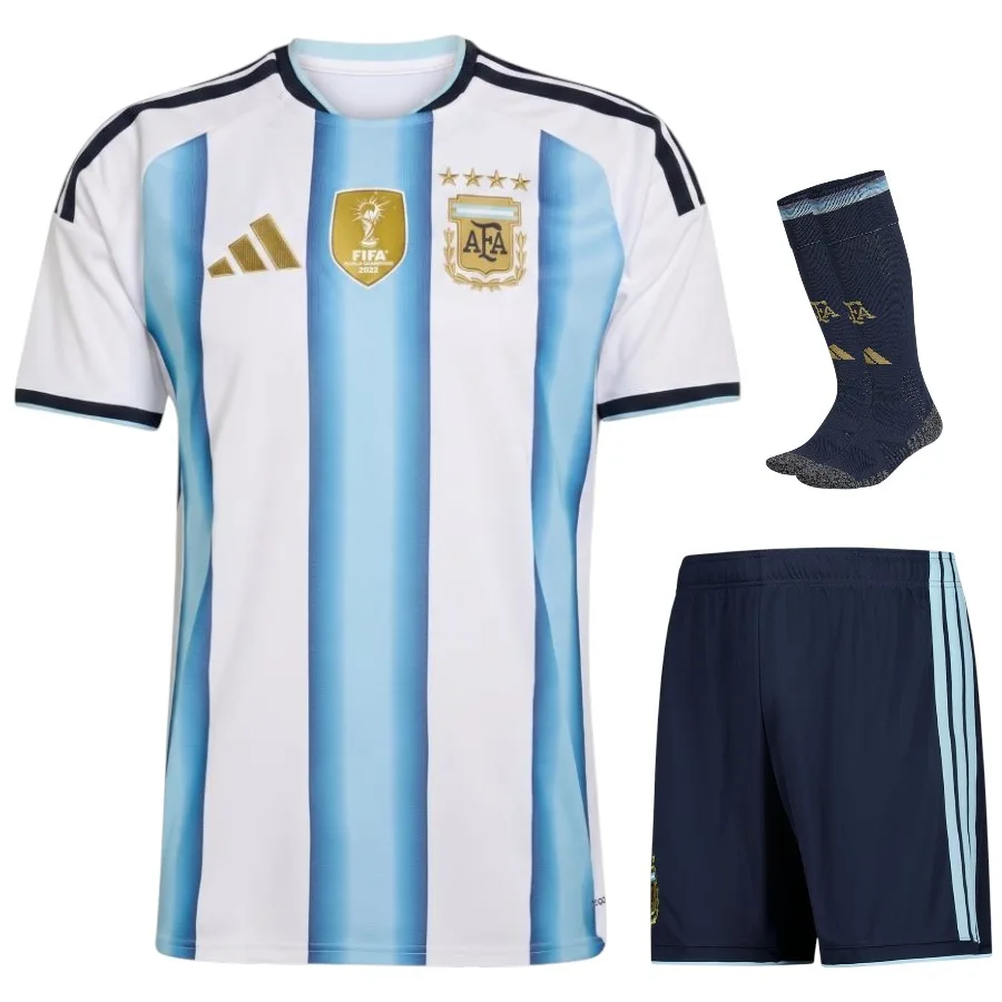Maillot Kit Enfant Argentine Domicile 4 Etoiles (1)