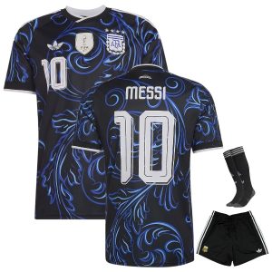 Maillot Kit Enfant Argentine Exterieur 4 Etoiles Messi