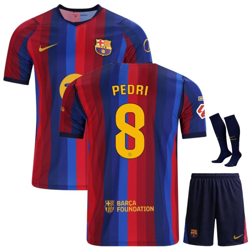 Maillot Kit Enfant Barca Domicile 2026 2027 Pedri