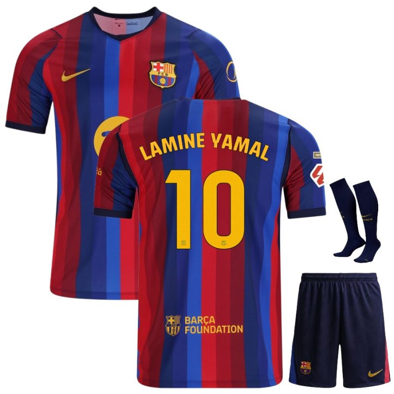 Maillot Kit Enfant Barca Domicile 2026 2027 Yamal