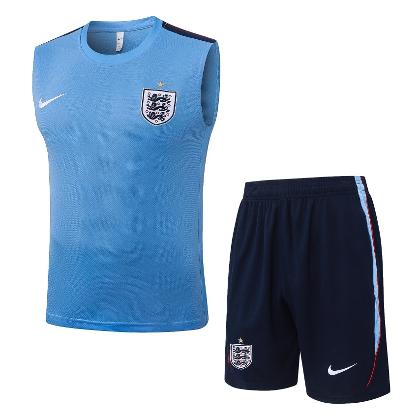 Debardeur Short Angleterre 2026 2027 Bleu Ciel