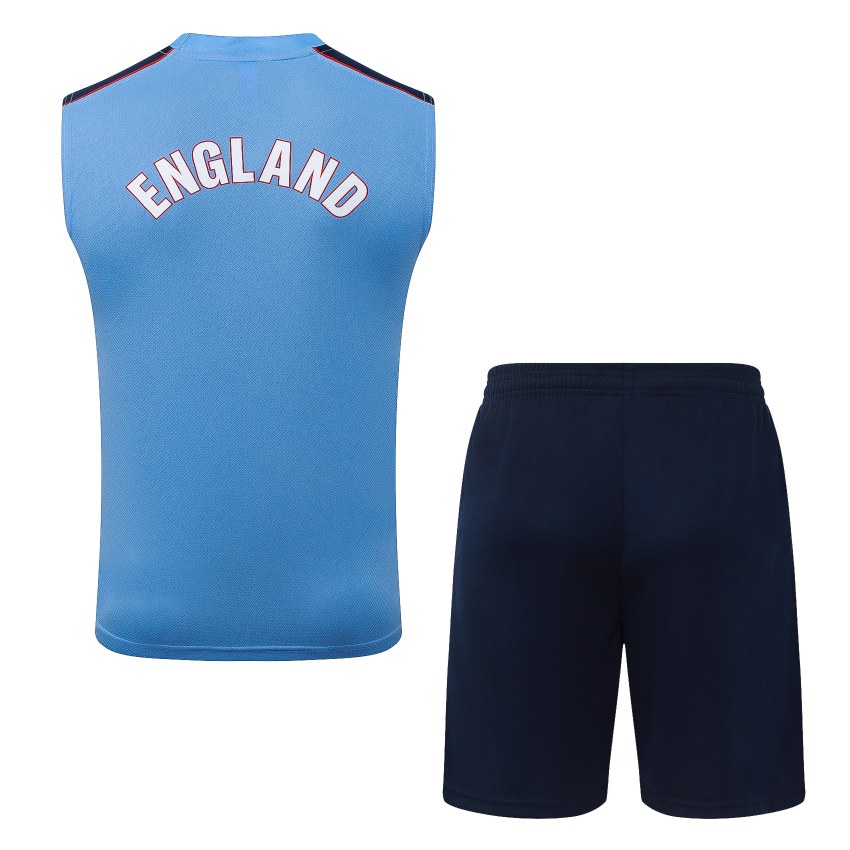 Debardeur Short Angleterre 2026 2027 Bleu Ciel