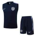 Debardeur Short Angleterre 2026 2027 Bleu Sombre