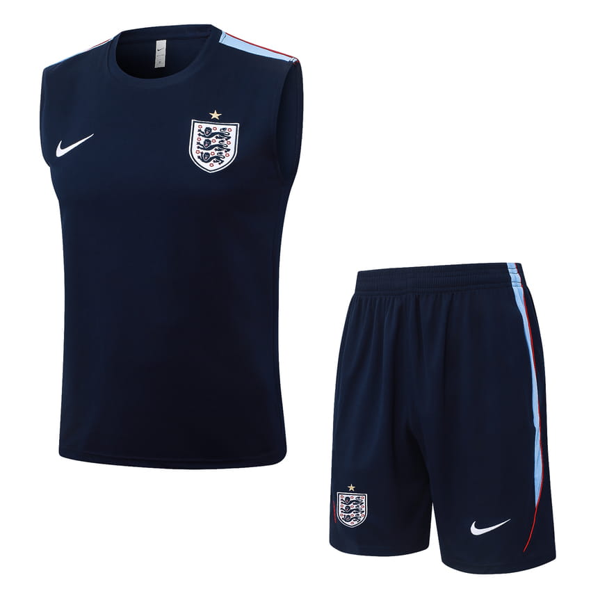 Debardeur Short Angleterre 2026 2027 Bleu Sombre