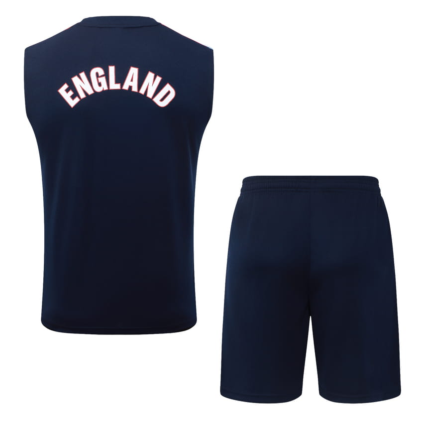 Debardeur Short Angleterre 2026 2027 Bleu Sombre