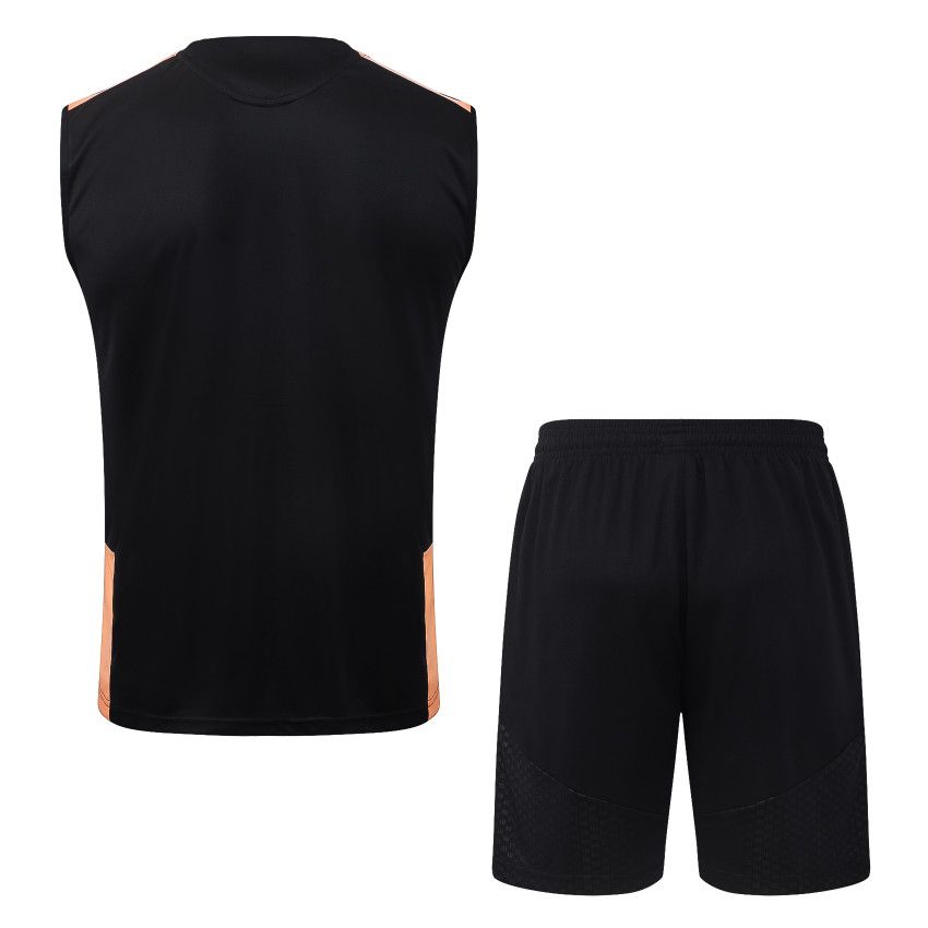 Debardeur Short Arsenal 2026 2027 Noir Orange