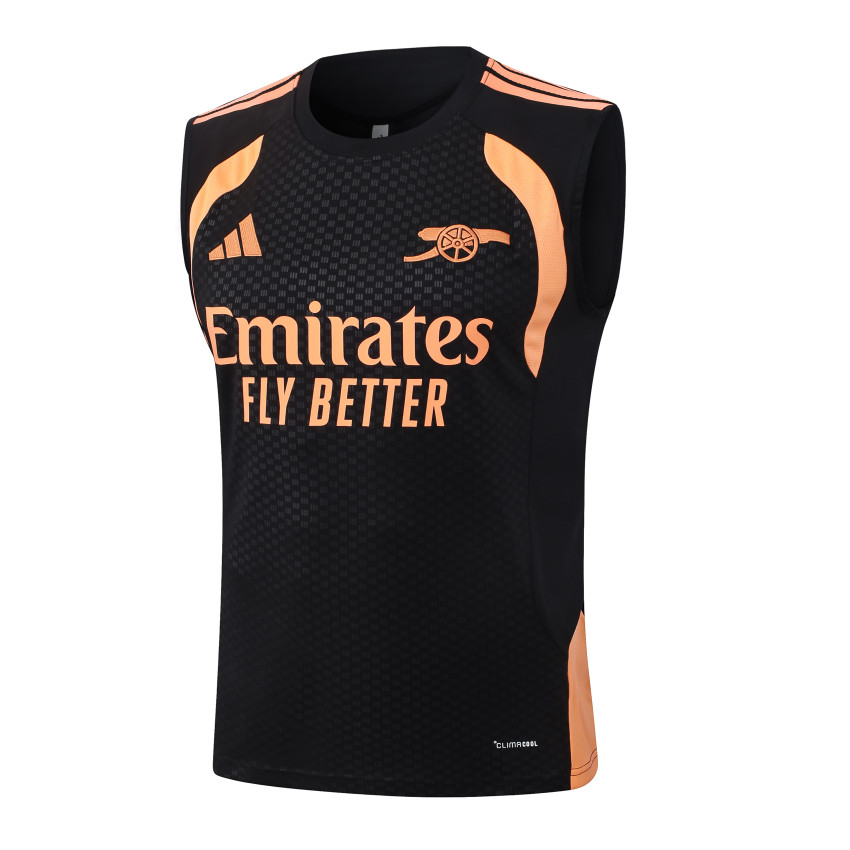 Debardeur Short Arsenal 2026 2027 Noir Orange