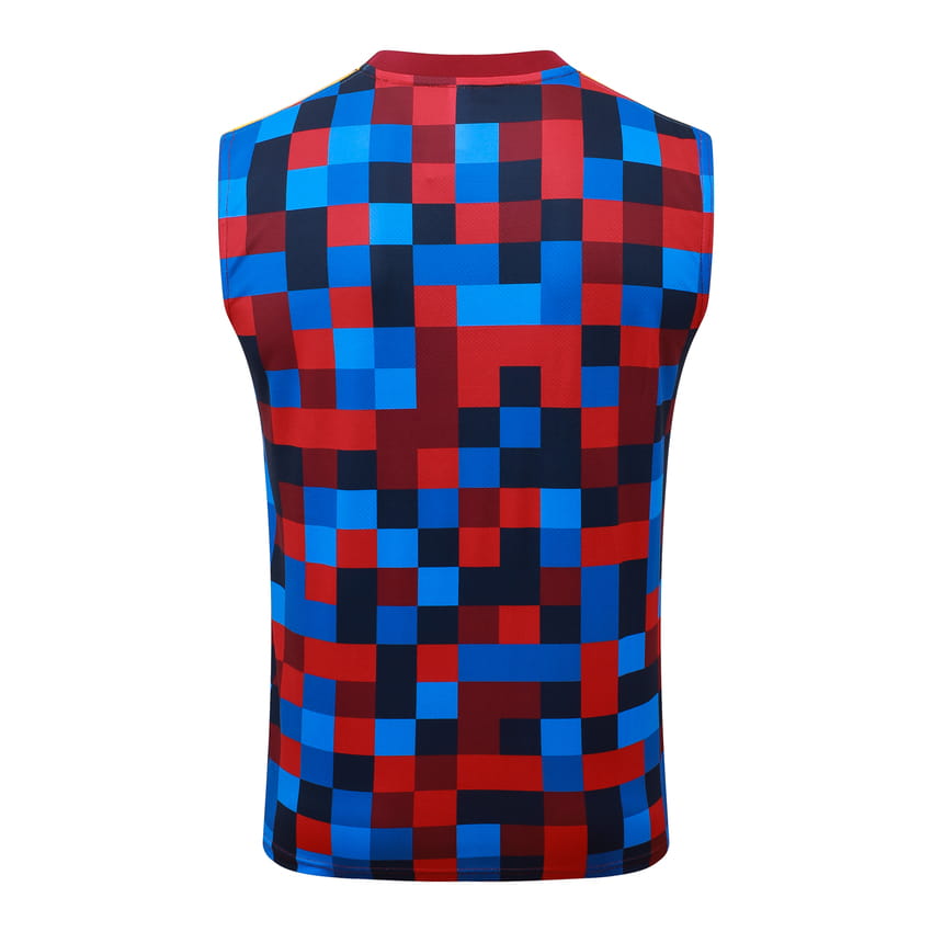 Debardeur Short Barca 2026 2027 Bleu Rouge
