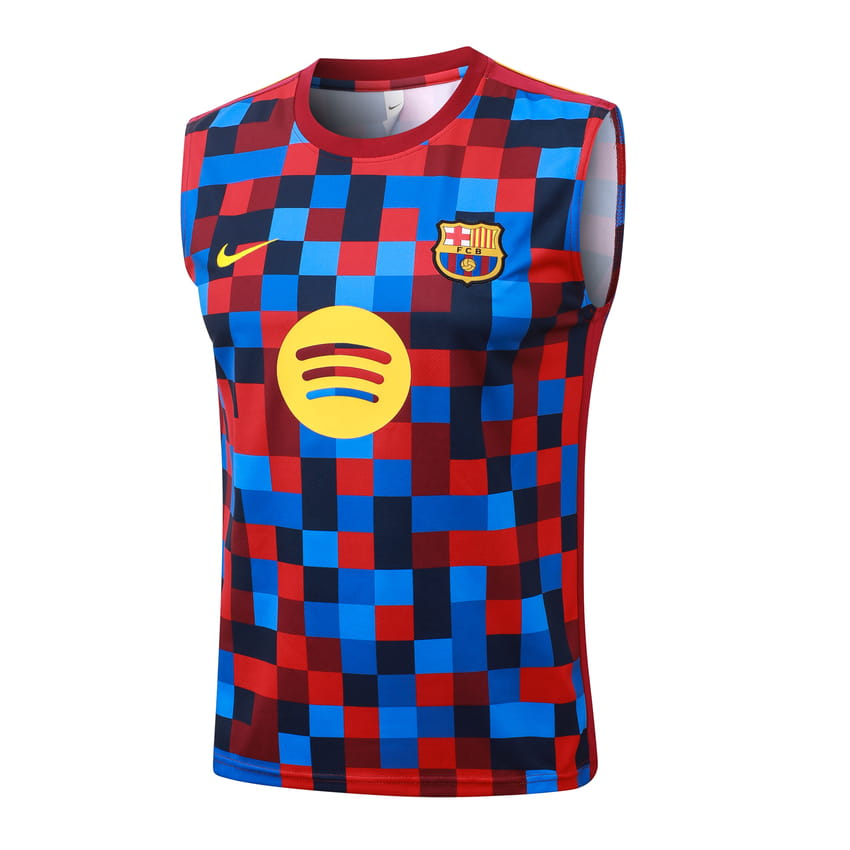 Debardeur Short Barca 2026 2027 Bleu Rouge