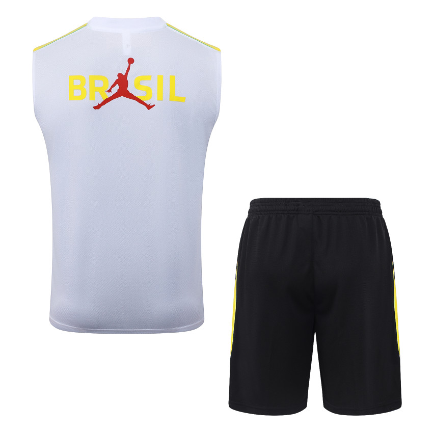 Debardeur Short Bresil 2026 2027 Blanc