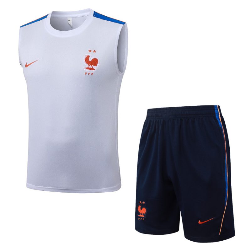 Debardeur Short Equipe de France 2026 2027 Blanc