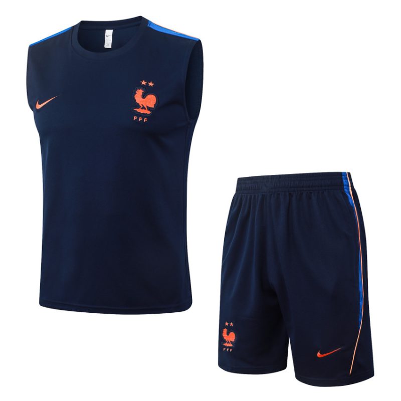 Debardeur Short Equipe de France 2026 2027 Bleu Sombre