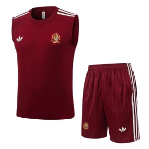 Debardeur Short Espagne 2026 2027 Rouge