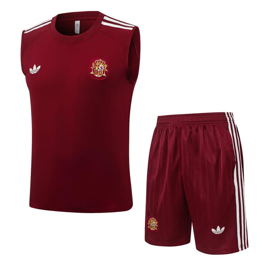 Debardeur Short Espagne 2026 2027 Rouge