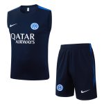 Inter Mailand 2026/2027 Dunkelblaues Tanktop und Shorts