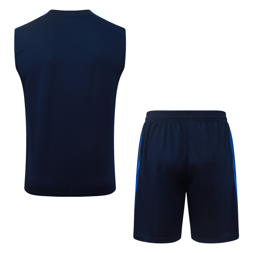 Inter Mailand 2026/2027 Dunkelblaues Tanktop und Shorts