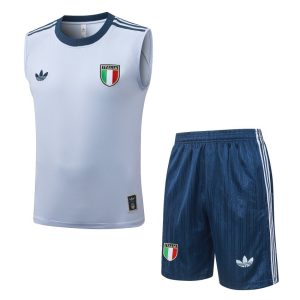 Debardeur Short Italie 2026 2027 Blanc Cassé