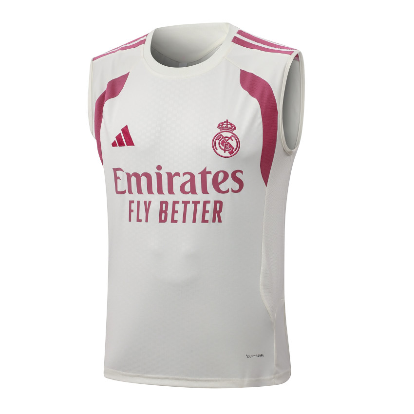 Debardeur Short Real Madrid 2026 2027 Beige Rouge