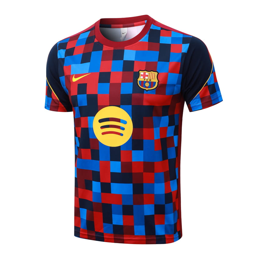 Ensemble Maillot Short Barca 2026 2027 Bleu Rouge