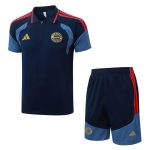 Survetement Bayern Munich Polo 2026 2027 Bleu Sombre