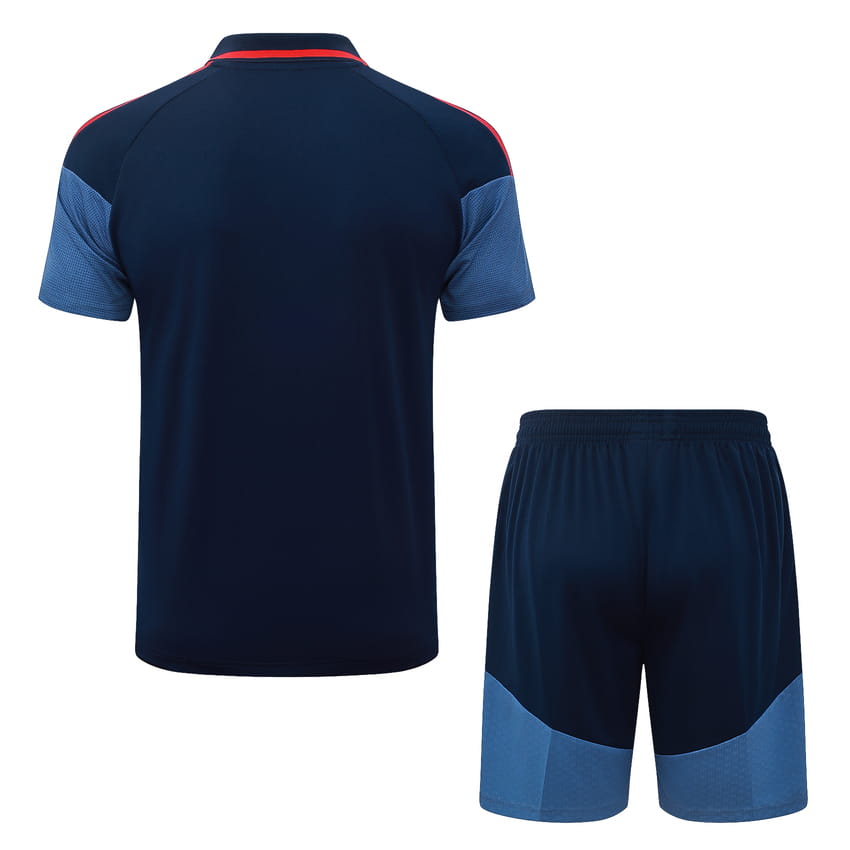Ensemble Maillot Short Bayern Munich 2026 2027 Bleu Sombre