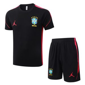 Brazil 2026-2027 Jersey and Shorts Set - Black and Red