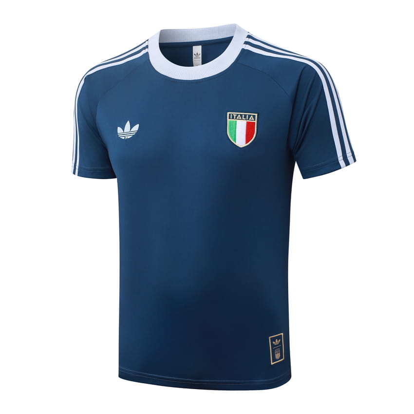 Ensemble Maillot Short Italie 2026 2027 Bleu Sombre