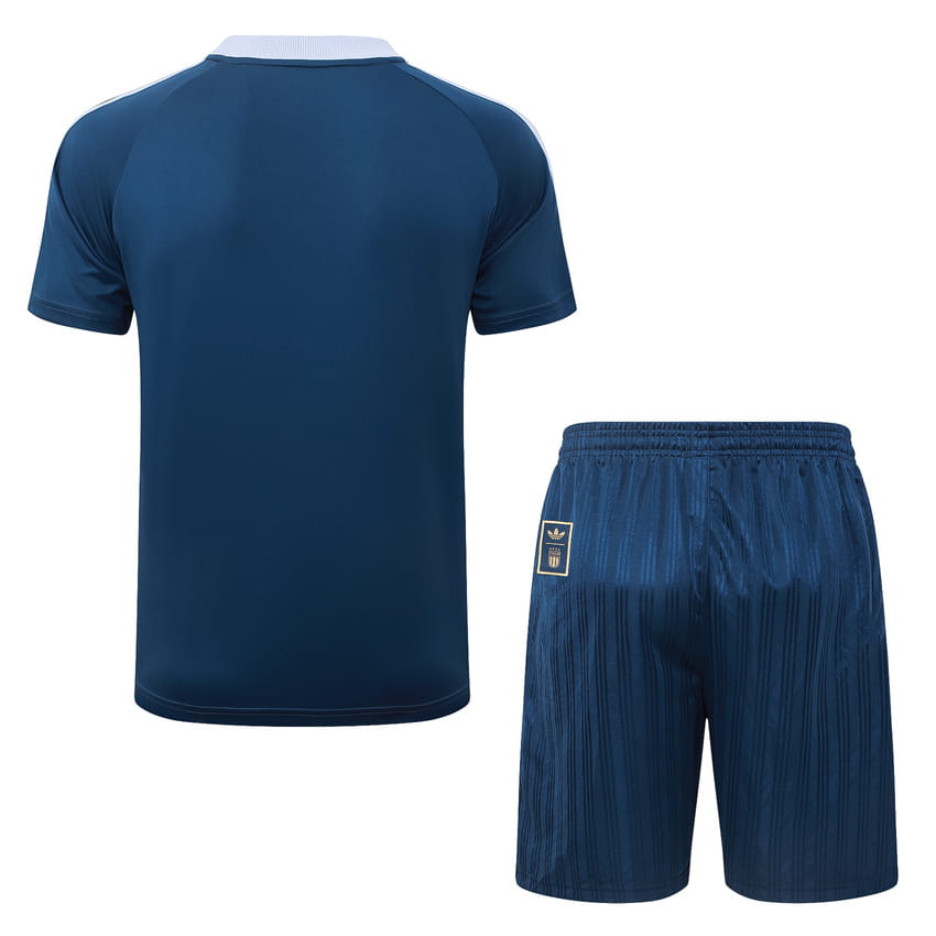 Ensemble Maillot Short Italie 2026 2027 Bleu Sombre