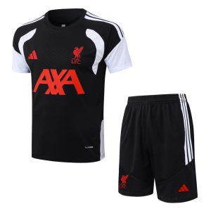 Ensemble Maillot Short Liverpool 2026 2027 Noir Blanc